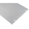 RS PRO Unpainted Aluminium 5U Front Server Rack Cabinet Blanking Panel 482.6 mm x 221.5 mm 439-3233
