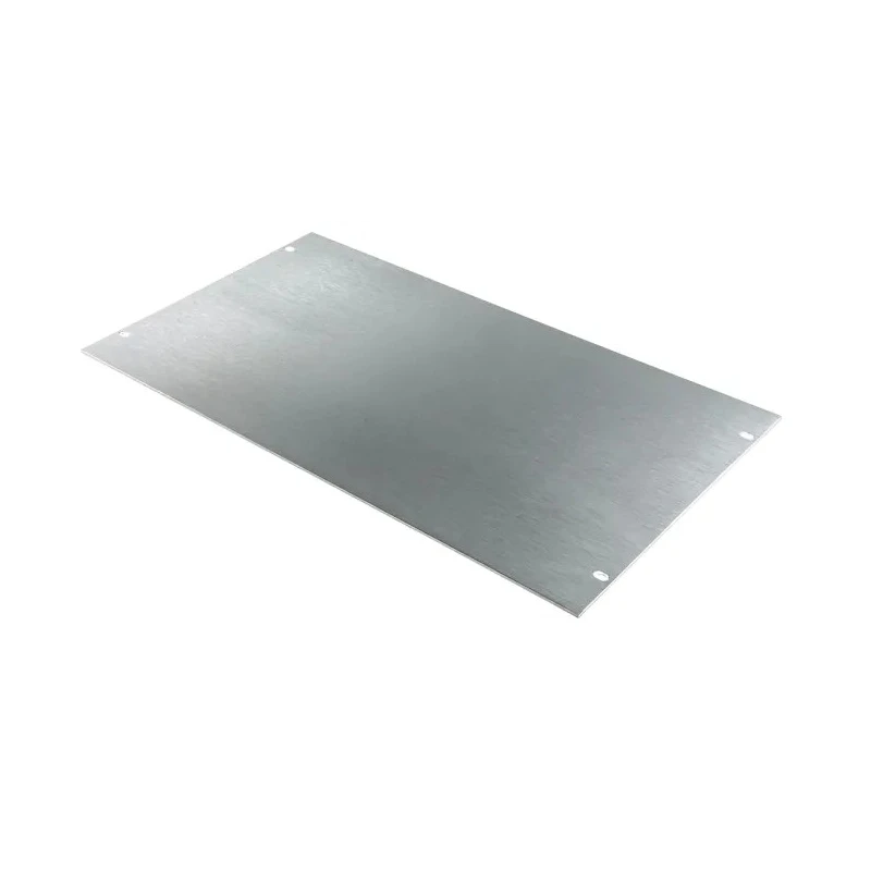 RS PRO Silver Aluminium Front Server Rack Cabinet Blanking Panel 6U 482.6 mm x 265.9 mm 439-3249