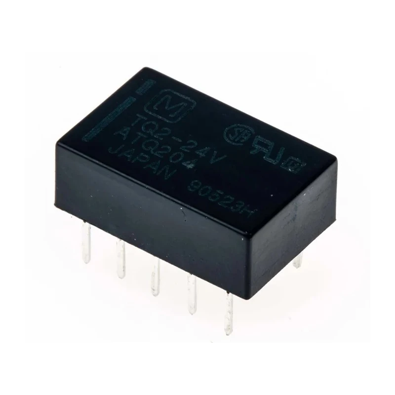 Panasonic PCB Signal Relay 24V DC Coil, DPDT Contact Configuration TQ2-24V