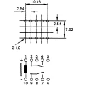 Panasonic PCB Signal Relay 24V DC Coil, DPDT Contact Configuration TQ2-24V