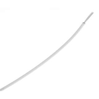 TE Connectivity White Ethylene Tetrafluoroethylene Jacket Hook Up Wire 16 AWG, 19 x 29 AWG Strands, 100 m M22759/32-16-9