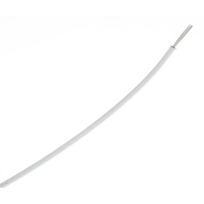 TE Connectivity White Ethylene Tetrafluoroethylene Jacket Hook Up Wire 16 AWG, 19 x 29 AWG Strands, 100 m M22759/32-16-9