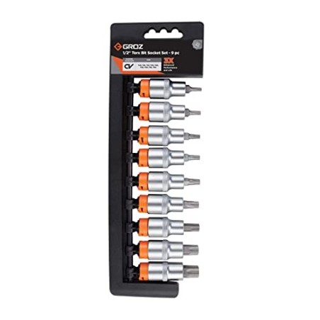 groz-hand-socket-set-on-rails-1-2-inch-hex-socket-set-9-piece-kit-bit-skt-tx-1-2-9-ug-37742