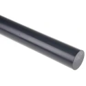 RS PRO Grey Polyvinyl Chloride PVC Rod 1 m Length 30 mm Diameter Tensile Strength 55 MPa Flammability UL 94 V-0 438-6336