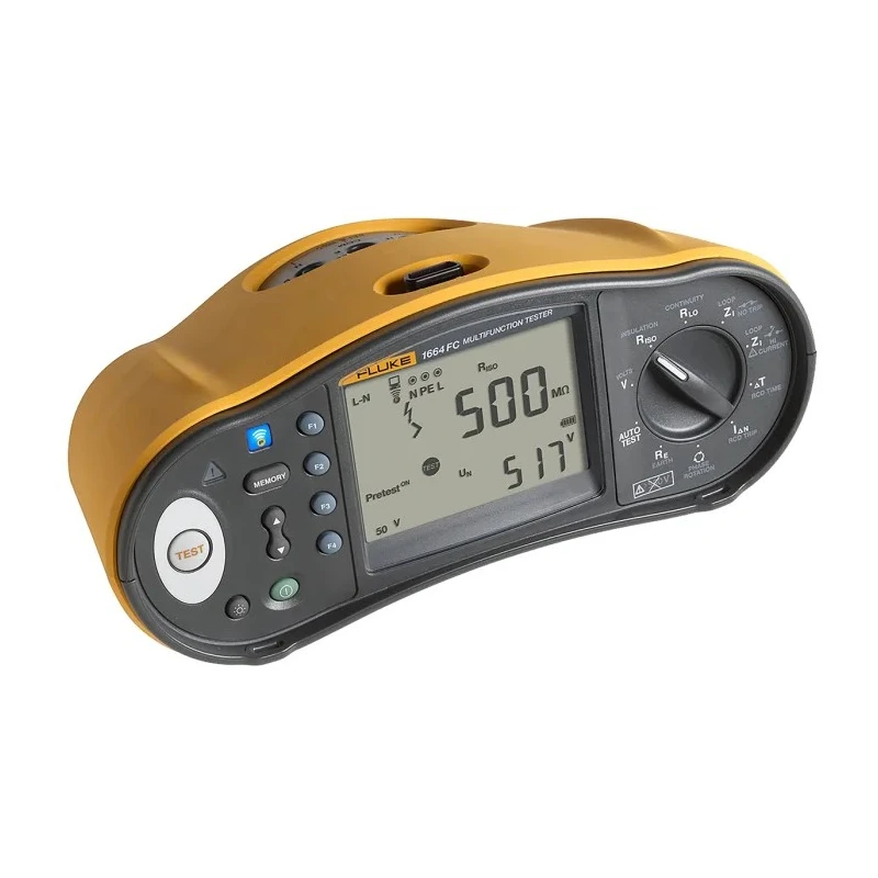 Fluke Multifunction Tester 1kV Insulation Test Voltage, 500V AC/DC Voltage Measurement, Earth Resistance FLK-1664FC UK