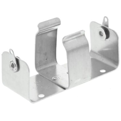 Keystone Aluminium Chassis Mount D Battery Holder with Solder Tag Termination 175