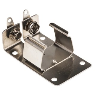 Keystone 9 V PP3 Aluminium Battery Holder Snap-in Mount with Solder Tag 1290