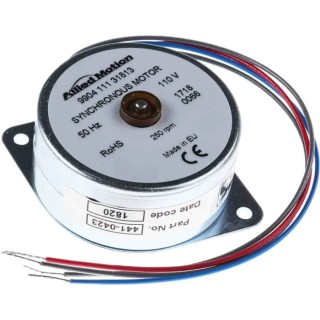 McLennan Servo Supplies Reversible AC Synchronous Motor 1.8W 1 Phase 24-Pole 110V Flange Mounting 9904 111 31813