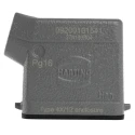 HARTING Han A Range Heavy Duty Power Connector Hood 10A 1 Lever Die Cast Aluminium IP65 09200101541