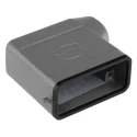 HARTING Han A Range Heavy Duty Power Connector Hood 10A 1 Lever Die Cast Aluminium IP65 09200101541