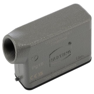 HARTING Heavy Duty Power Connector Hood Han A Series 16A Die Cast Aluminium IP65 09200161541
