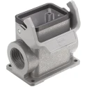 HARTING Han B Range Heavy Duty Power Connector Housing Surface Mount Die Cast Aluminium IP65 1 Lever 6B 09300061291