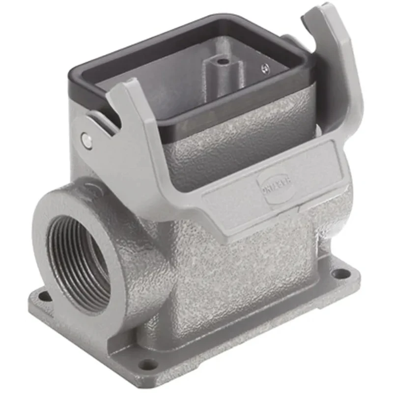 HARTING Han B Range Heavy Duty Power Connector Housing Surface Mount Die Cast Aluminium IP65 1 Lever 6B 09300061291