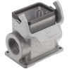 HARTING Han B Range Heavy Duty Power Connector Housing Surface Mount Die Cast Aluminium IP65 1 Lever 6B 09300061291