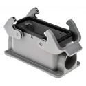 HARTING Han B Range Heavy Duty Power Connector Housing 2 Lever Surface Mount Die Cast Aluminium Body IP65 09300161230