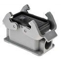 HARTING Han B Range Heavy Duty Power Connector Housing 2 Lever Surface Mount Die Cast Aluminium IP65 09300101231