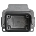 HARTING Han B Range Heavy Duty Power Connector Housing Surface Mount Die Cast Aluminium IP65 1 Lever 6B 09300061251