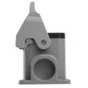 HARTING Han B Range Heavy Duty Power Connector Housing Surface Mount Die Cast Aluminium IP65 1 Lever 6B 09300061251