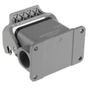HARTING Han B Range Heavy Duty Power Connector Housing Surface Mount Die Cast Aluminium IP65 1 Lever 6B 09300061251