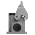 HARTING Han B Range Heavy Duty Power Connector Housing Surface Mount Die Cast Aluminium IP65 1 Lever 6B 09300061251