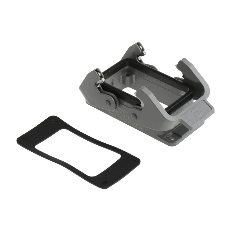 HARTING Han B Range Heavy Duty Power Connector Housing Bulkhead Mount Die Cast Aluminium IP65 09300100301
