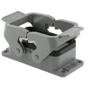 HARTING Han B Range Heavy Duty Power Connector Housing Bulkhead Mount Die Cast Aluminium IP65 09300100301