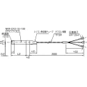 Netsushin RTD Sensor 10 mm Diameter, 50 mm Probe Length, Temperature Range -50°C to 150°C NFR-CF2-0810-50-100S-2-2000TF-A-3