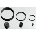TE Connectivity Cable Grommet High Shrink Ratio Heat Shrinkable Strain-Relief Grommet URHR-3-CS-2065-0