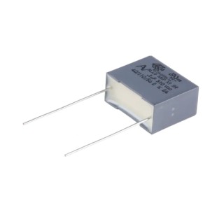 KEMET R49 Film Capacitor X1, ±10 %, 100 nF 800 V DC 310 V AC Through Hole R49AI31005001K