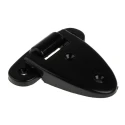 RS PRO Black Powder Coated Plastic Friction Hinge with Fixed Pin and Screw Fixing 61.5mm x 60mm x 13.5mm 438-9903