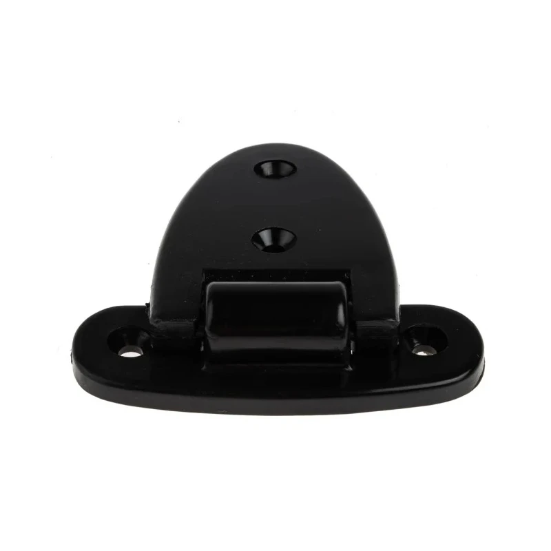 RS PRO Black Powder Coated Plastic Friction Hinge with Fixed Pin and Screw Fixing 61.5mm x 60mm x 13.5mm 438-9903