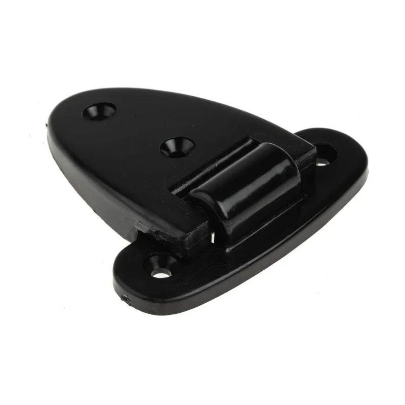 RS PRO Black Powder Coated Plastic Friction Hinge with Fixed Pin and Screw Fixing 61.5mm x 60mm x 13.5mm 438-9903