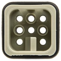 HARTING Heavy Duty Power Connector Insert, 10A, Han D Series Male, 8 Contacts 09210073031