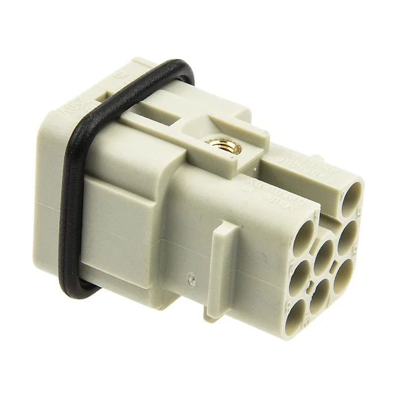 HARTING Heavy Duty Power Connector Insert, 10A, Han D Series Male, 8 Contacts 09210073031