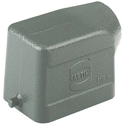 HARTING Han B Range Heavy Duty Power Connector Hood, Die Cast Aluminium, IP65, 1 Lever Locking, Size 6B 09300061540
