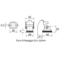 HARTING Heavy Duty Power Connector Insert, 10A, Han D Series Male, 8 Contacts 09210073031