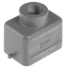 HARTING Han B Range Heavy Duty Power Connector Hood, Die Cast Aluminium, IP65, PG13.5 Thread 09300061440