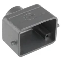 HARTING Han B Range Heavy Duty Power Connector Hood, Die Cast Aluminium, IP65, PG13.5 Thread 09300061440