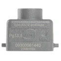HARTING Han B Range Heavy Duty Power Connector Hood, Die Cast Aluminium, IP65, PG13.5 Thread 09300061440