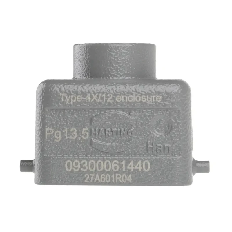 HARTING Han B Range Heavy Duty Power Connector Hood, Die Cast Aluminium, IP65, PG13.5 Thread 09300061440