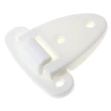 RS PRO Plastic Friction Hinge with Fixed Pin, Screw Fixing, 61.5 mm Length x 60 mm Width x 13.5 mm Thickness 438-9919