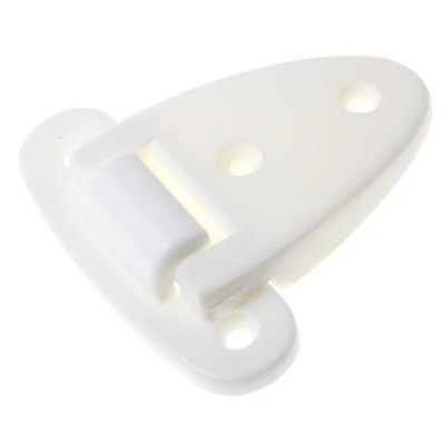 RS PRO Plastic Friction Hinge with Fixed Pin, Screw Fixing, 61.5 mm Length x 60 mm Width x 13.5 mm Thickness 438-9919