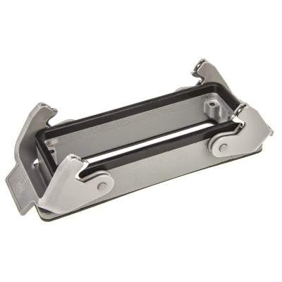 HARTING Han B Range Heavy Duty Power Connector Housing Bulkhead Mount Die Cast Aluminium Body IP65 09300240301