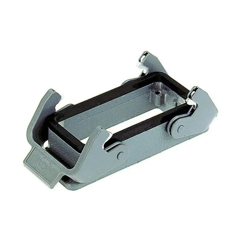 HARTING Han B Range Heavy Duty Power Connector Housing Bulkhead Mount Die Cast Aluminium Body IP65 09300240301