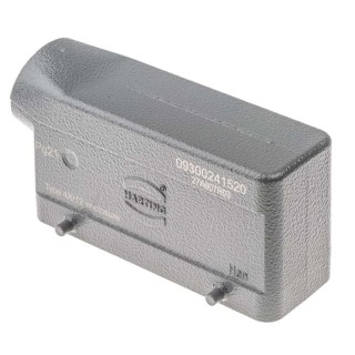 HARTING Han B Range Heavy Duty Power Connector Hood 2 Lever Die Cast Aluminium IP65 24B 09300241520