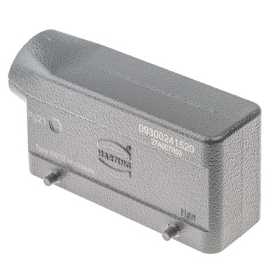 HARTING Han B Range Heavy Duty Power Connector Hood 2 Lever Die Cast Aluminium IP65 24B 09300241520