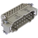 HARTING Heavy Duty Power Connector Insert 16A 500V Han E Series Male 16 Contacts 09330162601