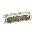 HARTING Heavy Duty Power Connector Insert 16A 500V 24 Contacts Male Han E Series 09330242601