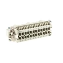 HARTING Heavy Duty Power Connector Insert 16A 500V 24 Contacts Male Han E Series 09330242601