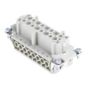 HARTING Heavy Duty Power Connector Insert 16A 500V Han E Series Female 16 Contacts 09330162701